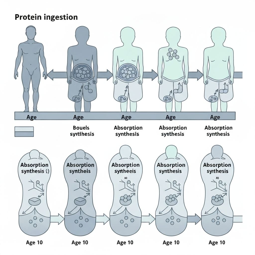 Age-specific protein response patterns